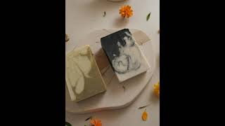 ADU Soaps - Matcha & Rice | Activated Charcoal. To order email - advaitaoffice@gmail.com