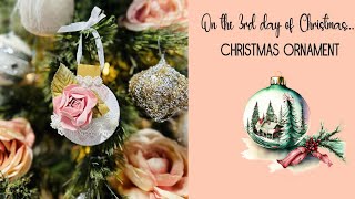 12 Days to Christmas | Day 3: Ornament Mini Album Tutorial