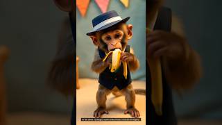🐒 Monkey ai video #shortfeed #shortvideos #yotubeshorts #funny