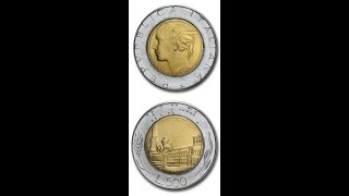 500 Lire Bimetallica - Monetazione In Lire Della Rep.italiana