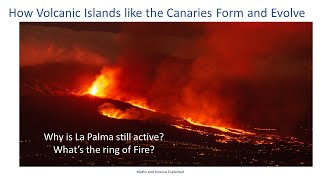 How do volcanic islands like the Canaries form and evolve