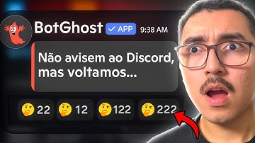 O BOTGHOST FINALMENTE VOLTOU ao DISCORD... (e é Preocupante)