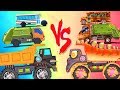 Good vs evil  car cartoons for children by kids channel