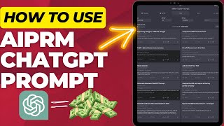 How To Use Aiprm Chatgpt Prompts Open Aiprm Chat Gpt Tutorial For Beginners