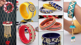 Only For Ladies ! 9 Wedding Wear Bangle Making | Handmade Things