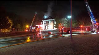 Firefighters investigate DeKalb County church fire