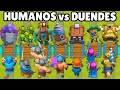 HUMANOS vs DUENDES | CUAL ES MEJOR? | OLIMPIADAS de CLASH ROYALE