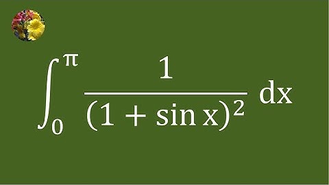 3rd method to evaluate the definite integral using algebraic manipulation (Mis-443AA)