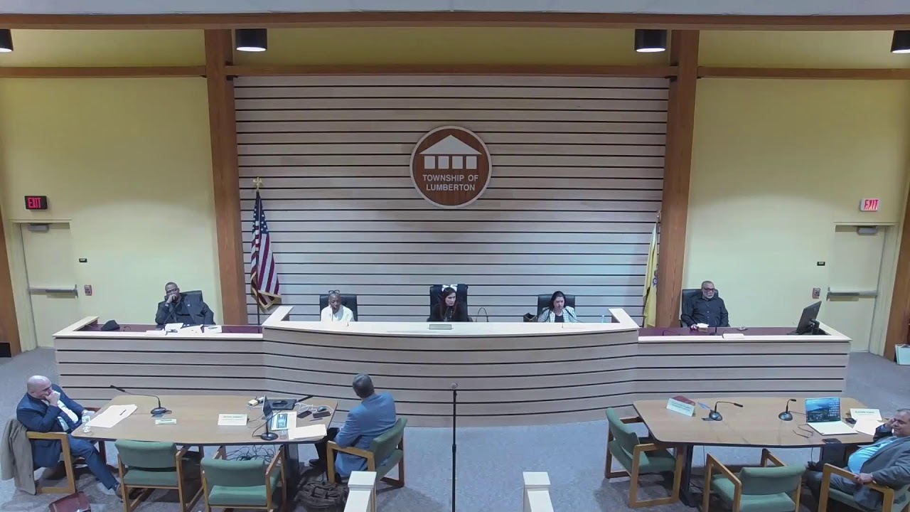 Lumberton Township Committee Meeting December 4, 2025