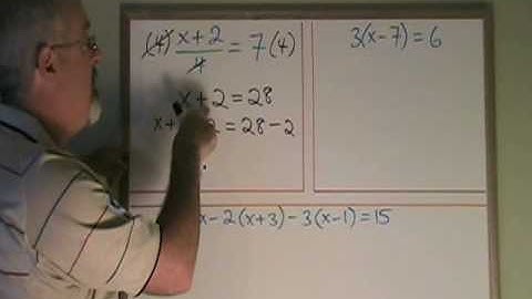 Basic Algebra Skills
