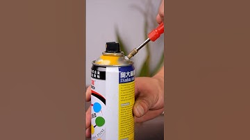 Never Buy Spray Paint Again! (Refillable Can Hack) #DIY #Upcycling