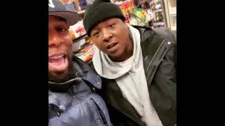 Jadakiss talking business money with smitbdmceo smit