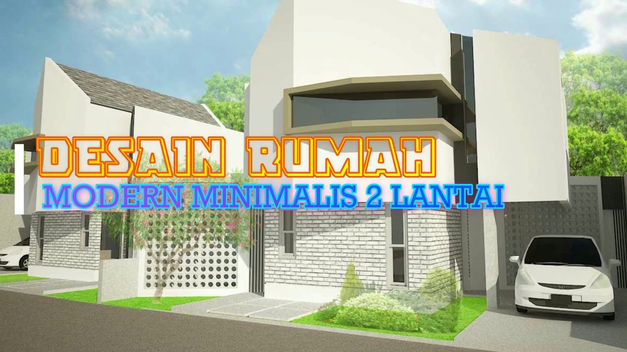 46 Desain  Rumah  Modern  Minimalis 2 Lantai Terbaru  