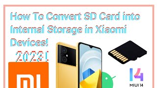 How To Format SD Card as Internal Storage: On Latest Xiaomi MIUI 14 screenshot 2