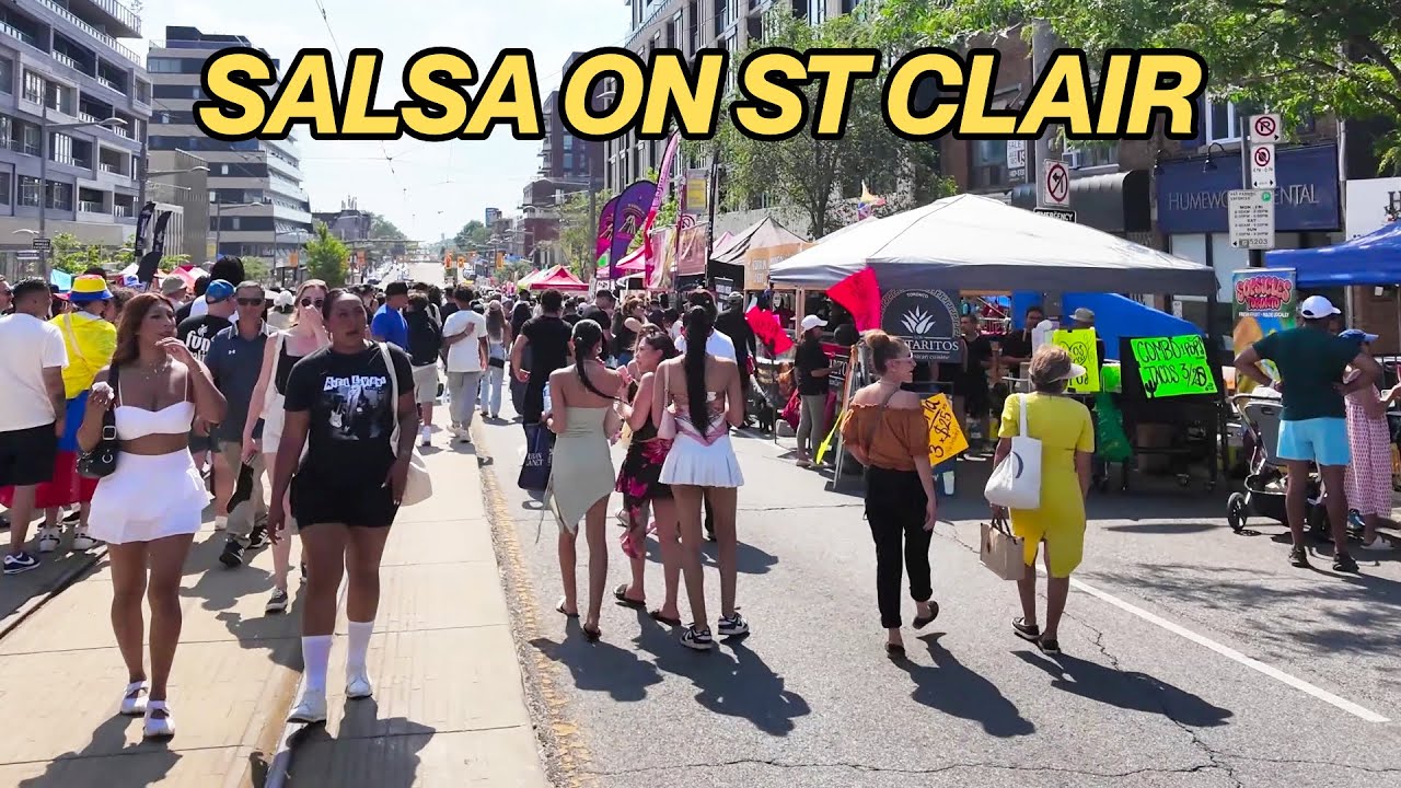 Salsa on St Clair Street Festival | Toronto Walk (July 2025)