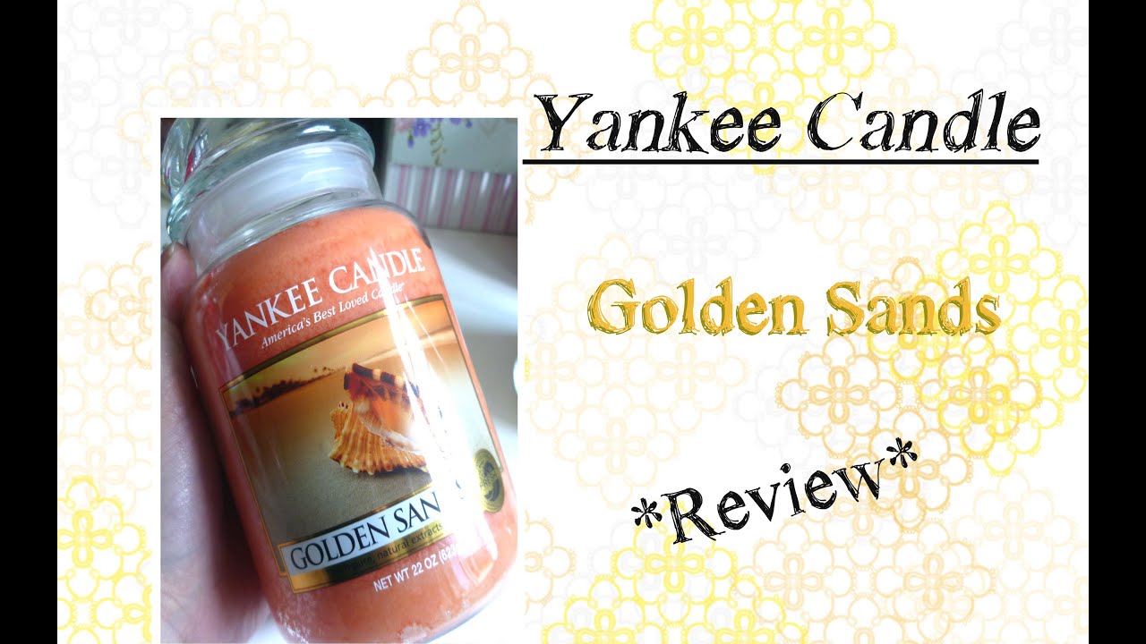 Yankee Candle "Golden Sands" [Review] YouTube