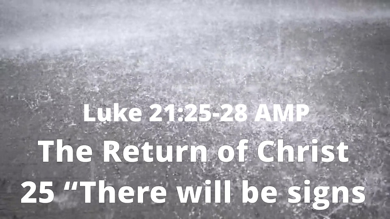 Bible verse Luke 21:25-28 - YouTube