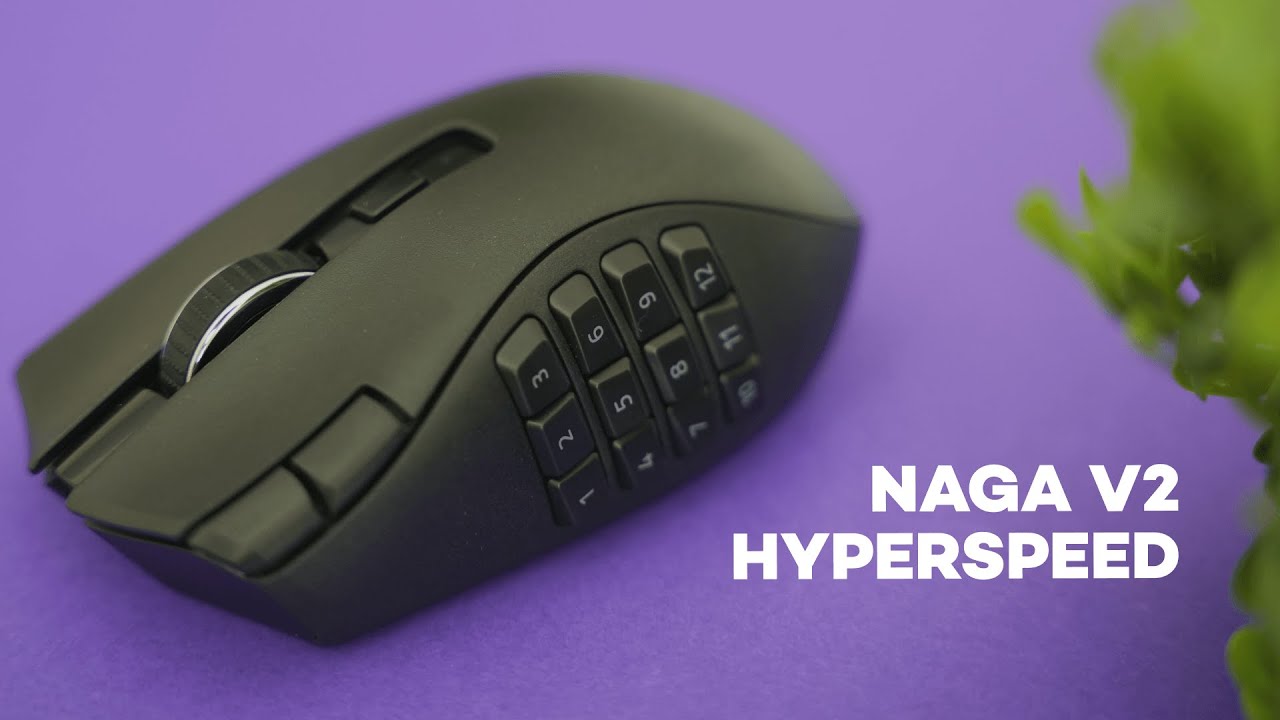 Razer Naga V2 Hyperspeed MMO Gaming Mouse Review 