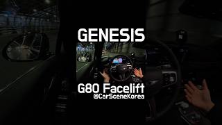 2024 Genesis G80 Facelift Highway Lane Change Assist system