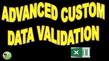 ADVANCED CUSTOM DATA VALIDATION IN EXCEL |HOW TO USE CUSTOM DATA VALIDATION IN HINDI  EXCEL TUTORIAL