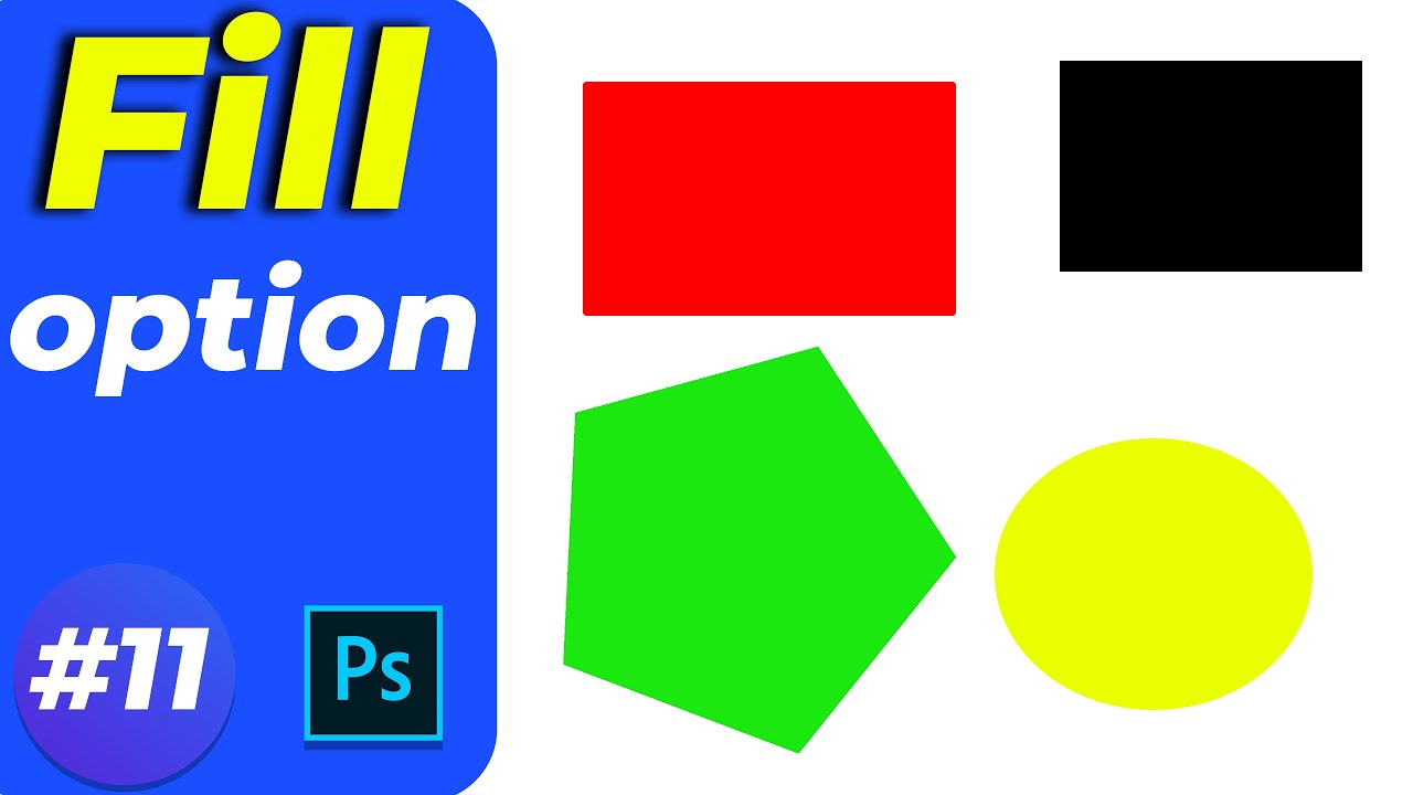 Learn how to use paint bucket tool to fill in color in YouTube