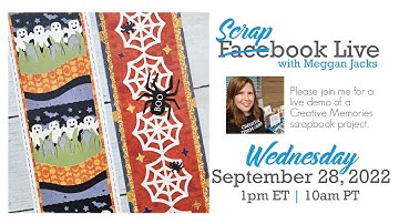 Halloween Scrapbook Borders - Scrapbook Live Sept 28, 2022