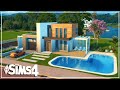 Modern House by The Sea | Base Game + 4 packs | NO CC | Sims 4 Speed Build