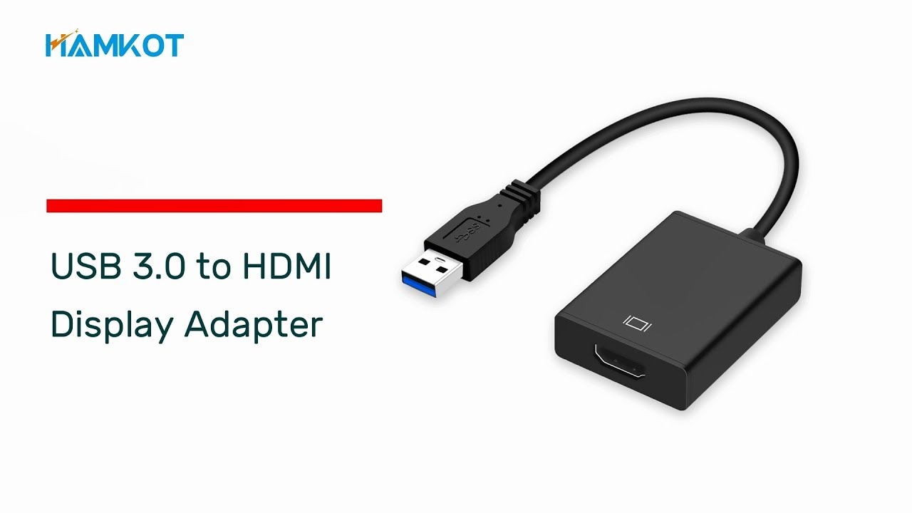 USB to Display Video Adapter Multi-Monitors (Connect Laptop to Monitor Using USB) - YouTube