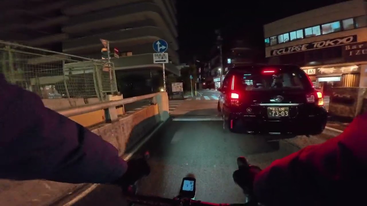 2026年1月27日 東京 夜のサイクリング