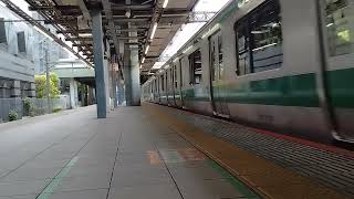 E233系7000番台138編成恵比寿駅到着