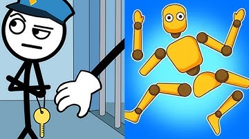 Thief Puzzle vs Ragdoll Break - Satisfying ASMR Gameplay All Update Levels