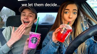 college kids let starbucks baristas pick their drinks for a week...
