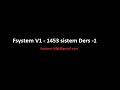 Fsystem 1453 sistem ders 1