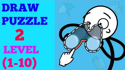 Draw puzzle 2 level 1 2 3 4 5 6 7 8 9 10 solution or walkthrough