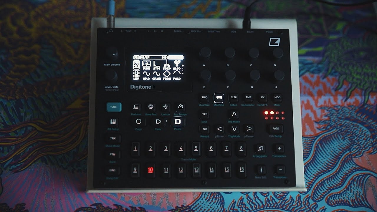 Elektron Digitone II - First Track - YouTube