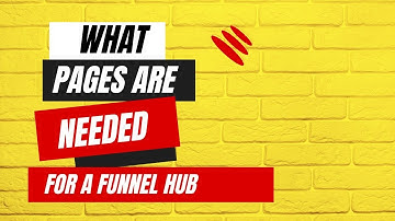 Clickfunnels 2.0 Funnel Hub Common Pages needed