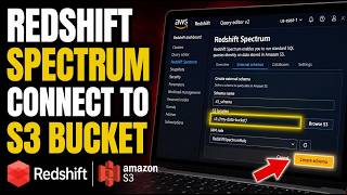 How to connect Redshift Spectrum to S3 for querying files - Step By Step