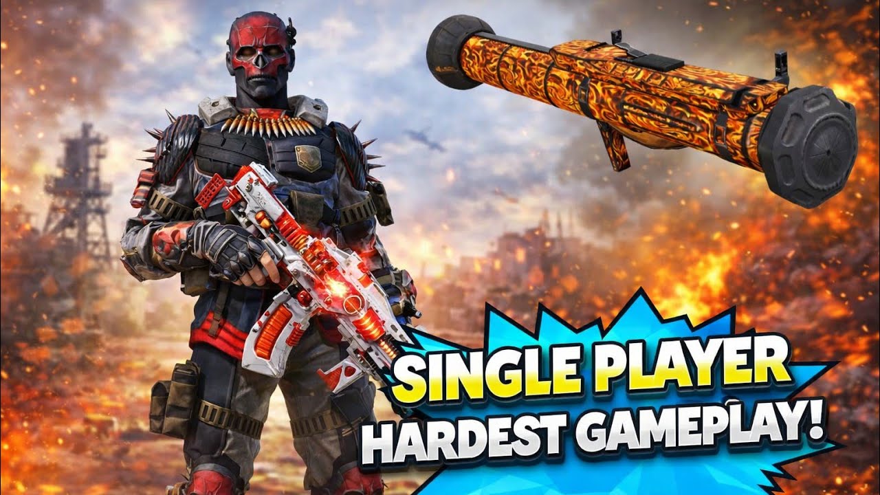 Hardest gameplay in codm battle royale single player 
