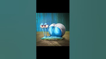 Gary 🐌✨#spongebob #realistic #art