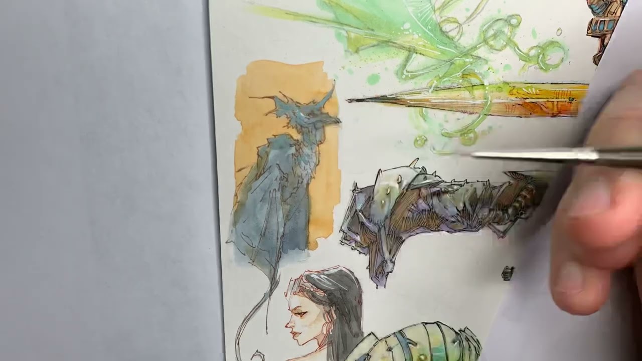 Sketch 029- MITOGRAFIA - Kenneth Rocafort