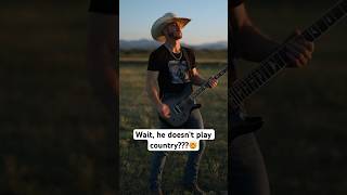 Wait, He Doesn’t Play Country???🤯 #Shorts