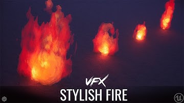 Stylish Fire VFX Unreal Engine Preview (Free asset)