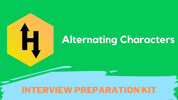 HackerRank Alternating Characters problem solution in Python programming | Interview Preparation Kit