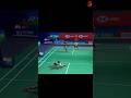 Amazing defense from  shorts badminton bwf