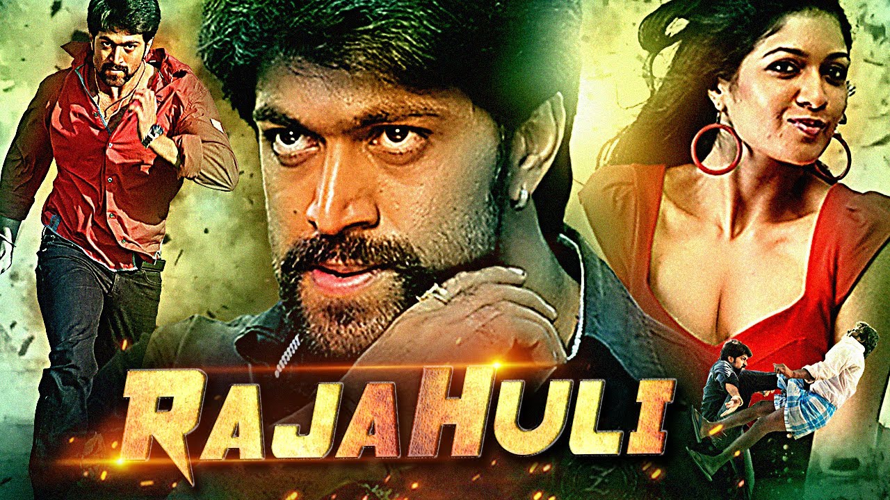 Raja Huli  Rocking Star Yash  Meghana Raj South Indian Action Hindi Dubbed Movie  Chikanna