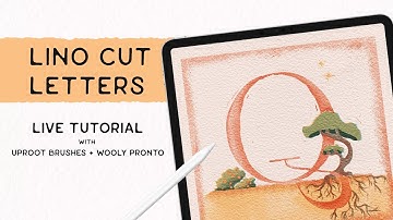 Procreate Workshop: Linocut Printmaking with Uproot Brushes