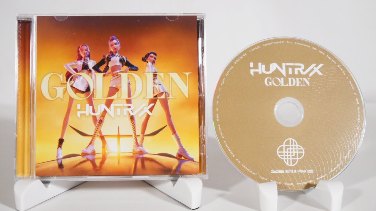 KPop Demon Hunters - Golden CD Unboxing - YouTube