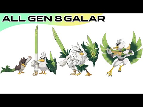 How To Evolve All Gen 8 Galar Pokémon & Mega Evolutions | Max S Animation