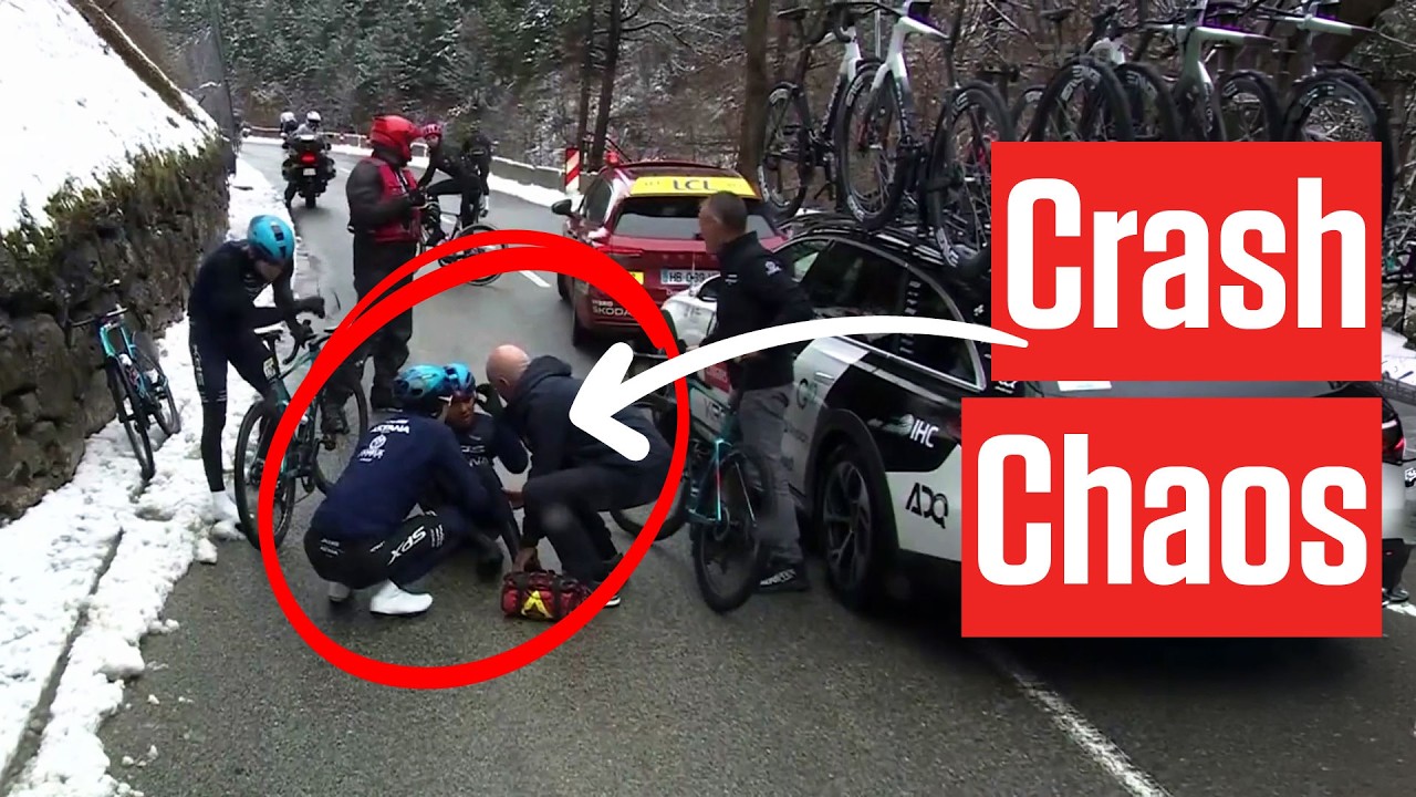Jonas Vingegaard Narrowly Avoids Crash In Paris-Nice 2026 Stage 7