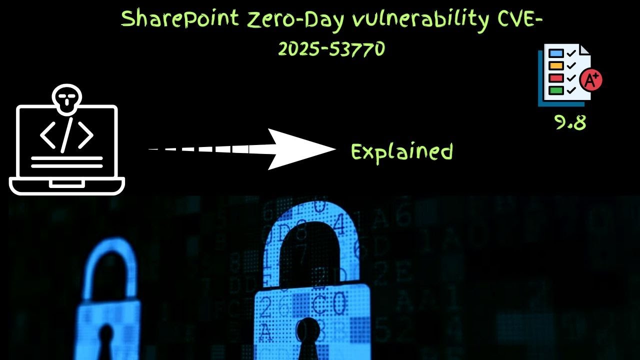 SharePoint Zero-Day Exploit (CVE-2025-53770) Explained - YouTube